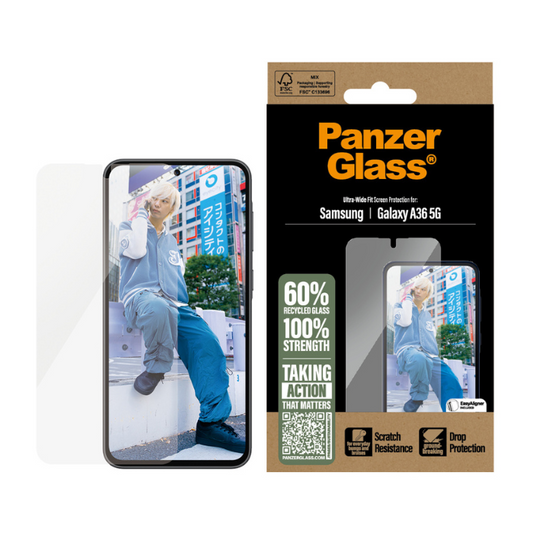 A36 PanzerGlass Screen Protector