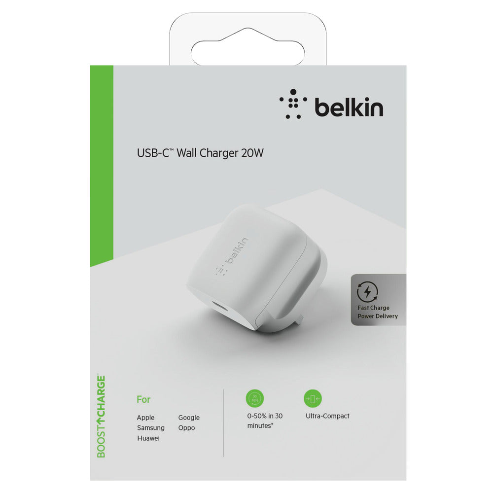 Belkin Boost Charge 20W USB-C PD Wall Charger