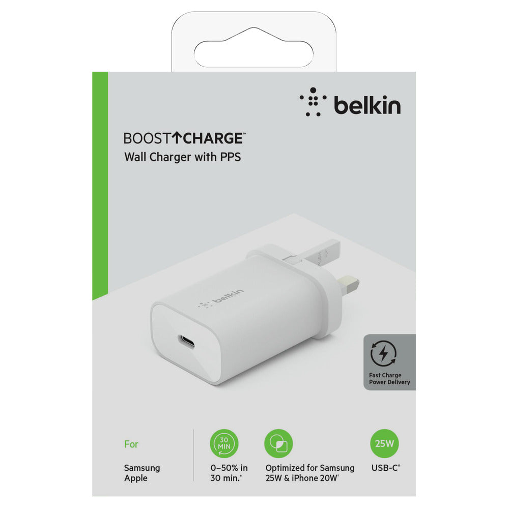 Belkin Boost Charge 25W USB-C PD Wall Charger