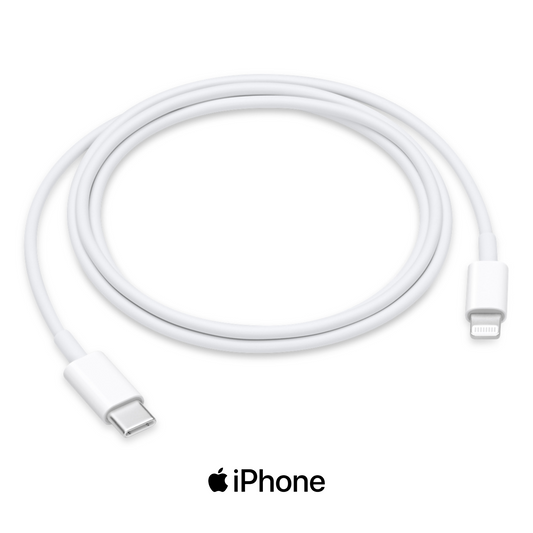 Apple Lightning to USB C Cable 1m White