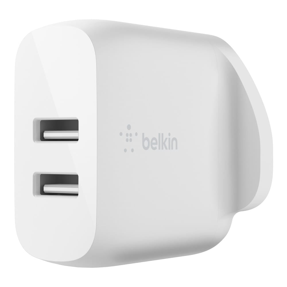 Belkin Boost Dual USB-A Wall Charger 24W
