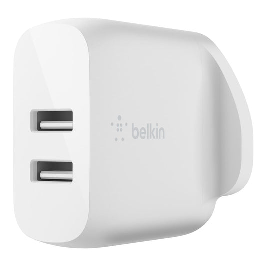 Belkin Boost Dual USB-A Wall Charger 24W