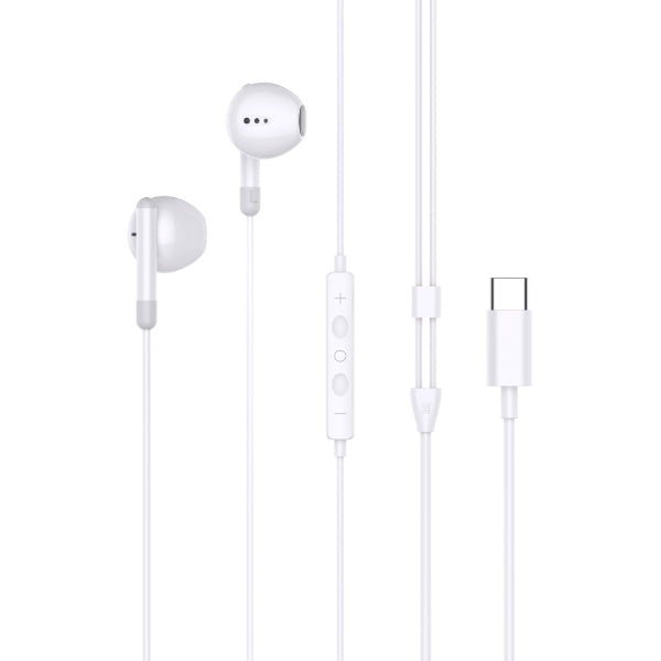 White Noise Wired Type-C Earphones