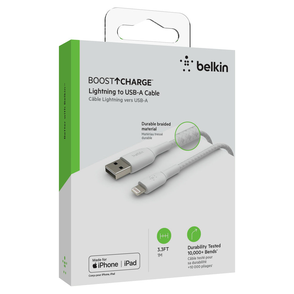 Belkin Boost Charge Braided Cable USB-A to Lightning