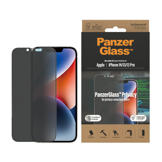 Panzerglass privacy glass for iPhone 13/13 Pro/14