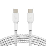 Belkin USB-C to USB-C braided white cable (Twin pack) 1m or 2m
