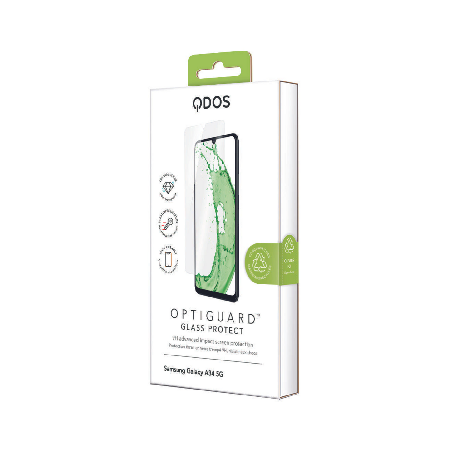 QDOS Glass Protect Screen Protector for Samsung Galaxy A34