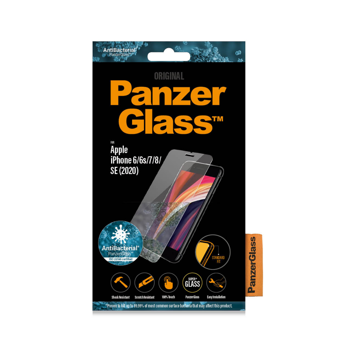 PanzerGlass Standard Fit Screen Protector for Apple iPhone SE