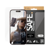 SAFE. Tempered Glass Screen Protector for iPhone 15, 15 Pro, and 15 Pro Max