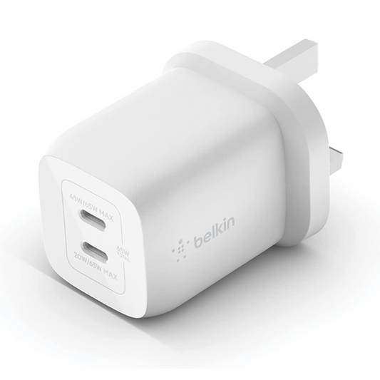 Belkin 65W BOOST Charge Dual USB-C Charger