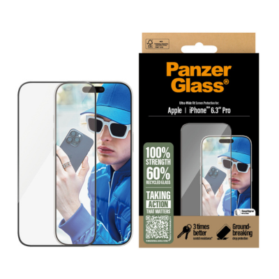 PanzerGlass Screen Protector for Apple iPhone 16 Pro and iPhone 16 Pro Max