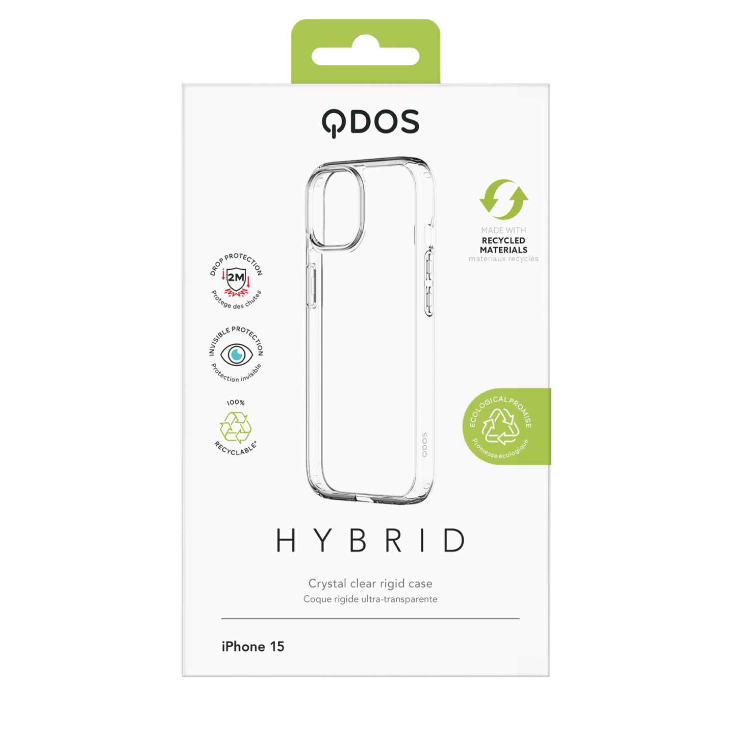QDOS Hybrid Clear iPhone 13 mini